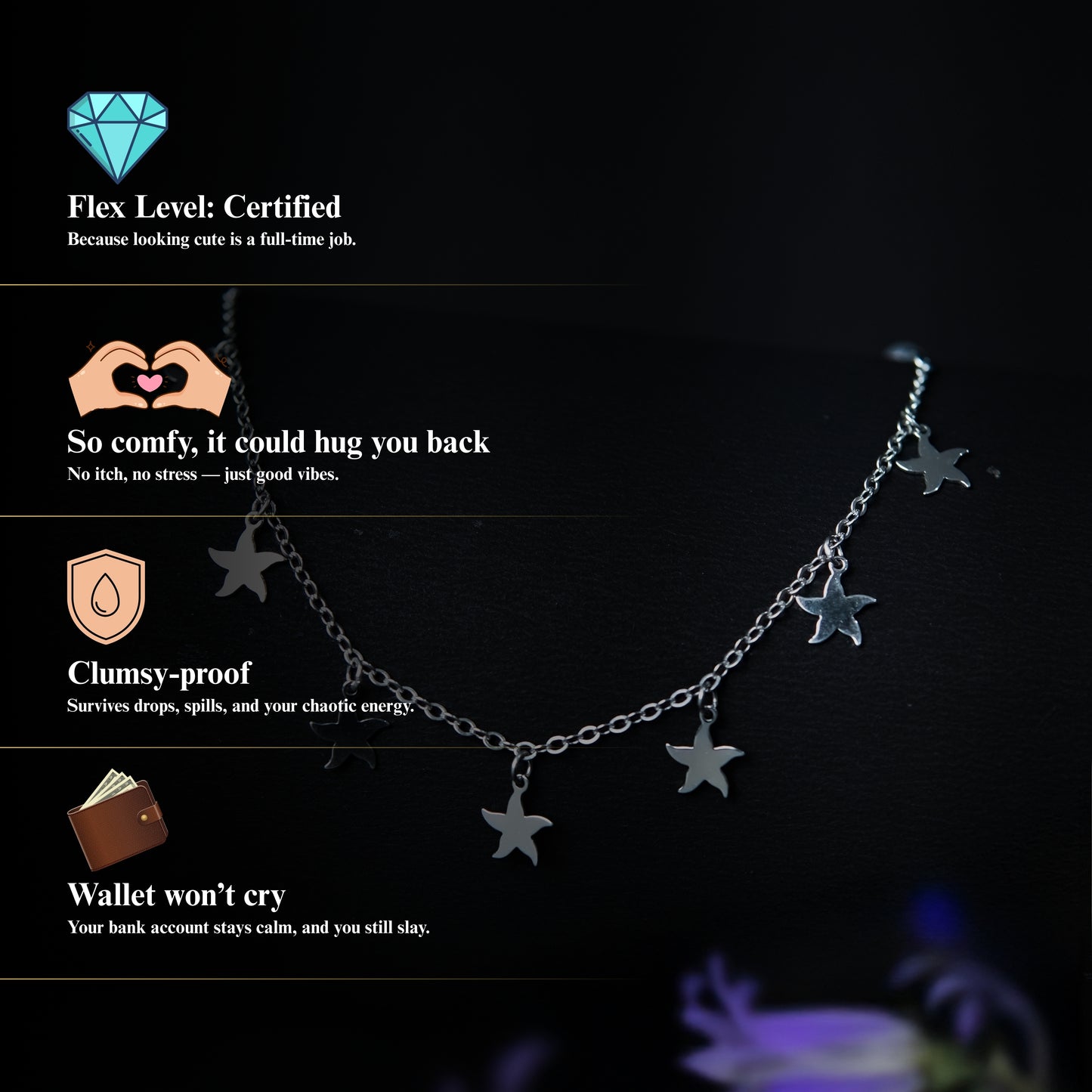 Viera™ by Zyrene – Shooting Star Pendant Necklace | Minimal Sterling Silver Charm | Universal Fit | Tarnish-Free Finish & Lifetime Plating