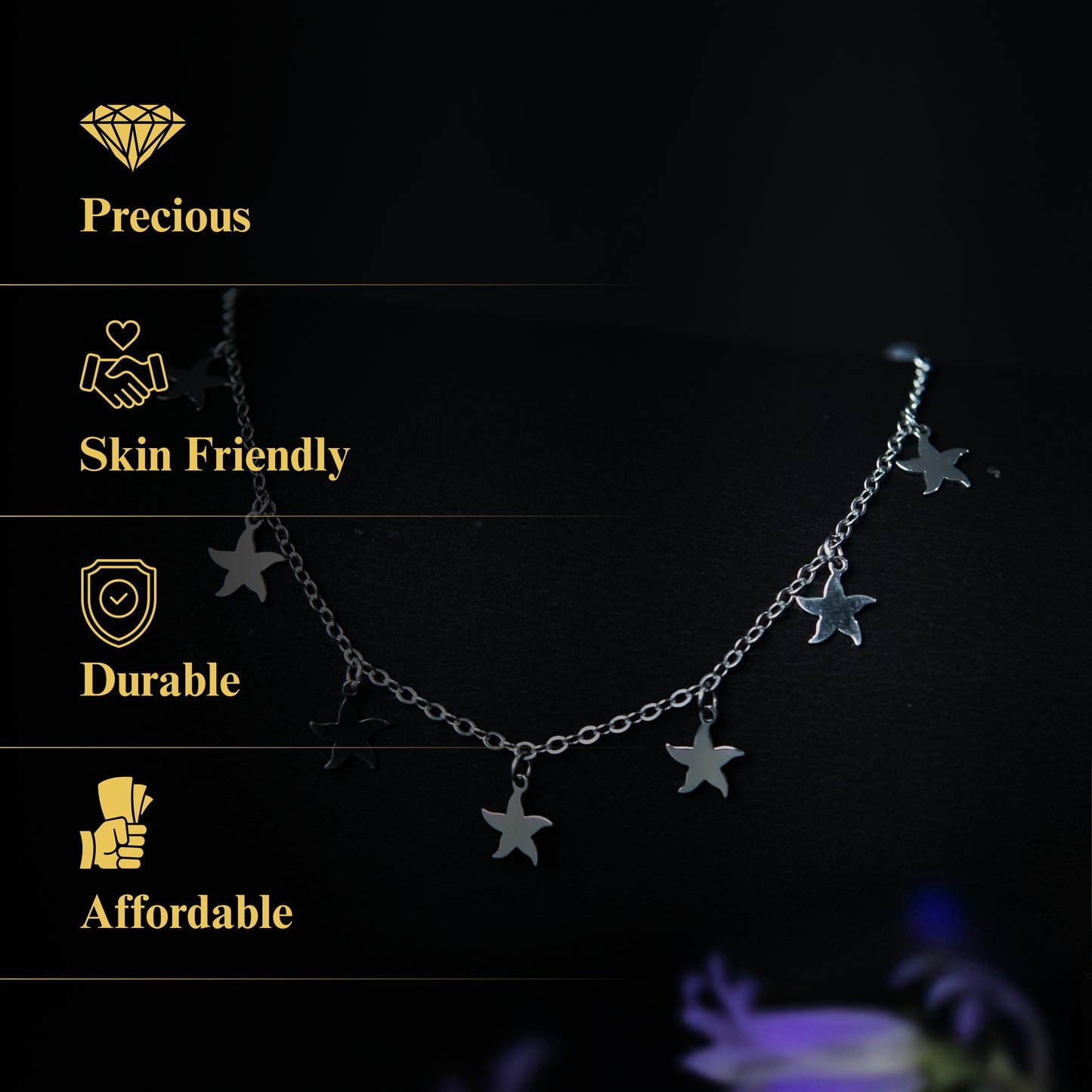 Viera™ by Zyrene – Shooting Star Pendant Necklace | Minimal Sterling Silver Charm | Universal Fit | Tarnish-Free Finish & Lifetime Plating