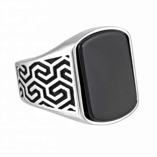 Odin’s Band™ by Zyrene – Labyrinth Ring | 925 Sterling Silver | Strategy + Strength Vibes | Premium Lifetime Plating & 6-Month Warranty Included