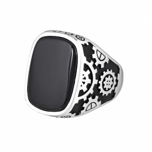 Odin’s Band™ by Zyrene – Gearforge Ring | 925 Sterling Silver | Power + Precision Vibes | Premium Lifetime Plating & 6-Month Warranty Included