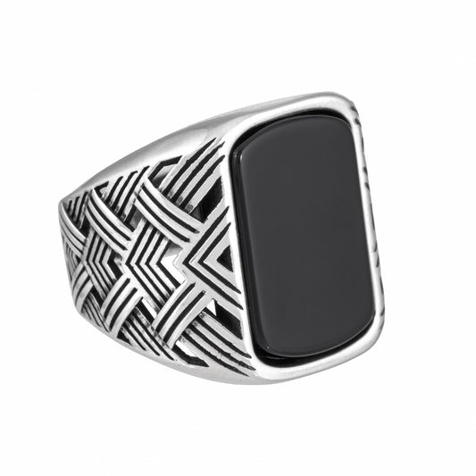 Odin’s Band™ by Zyrene – Warlord’s Weave Ring | 925 Sterling Silver | Strength + Unity Vibes | Premium Lifetime Plating & 6-Month Warranty Included