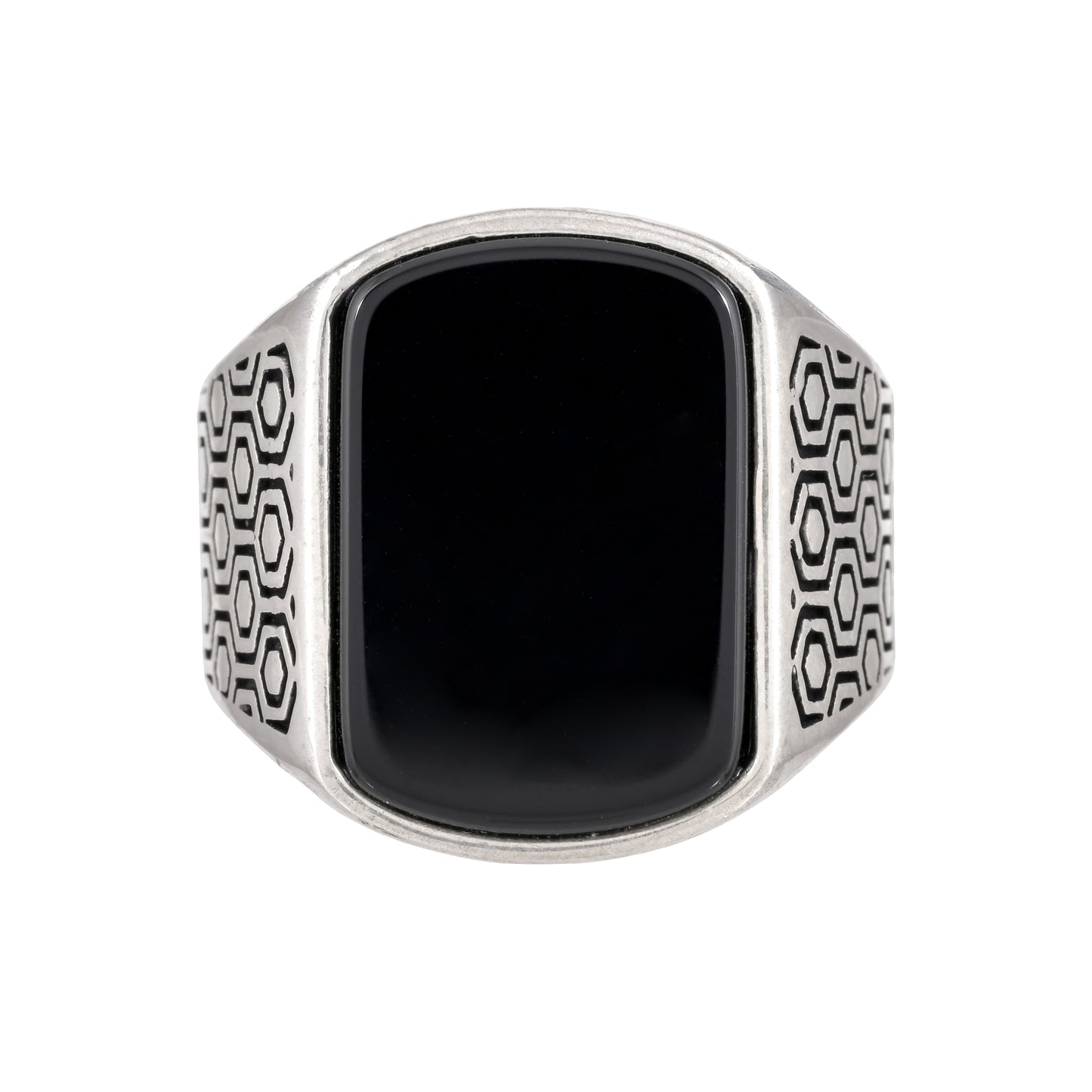 Odin’s Band™ by Zyrene – Shieldstone Ring | 925 Sterling Silver | Protection + Power Vibes | Premium Lifetime Plating & 6-Month Warranty Included