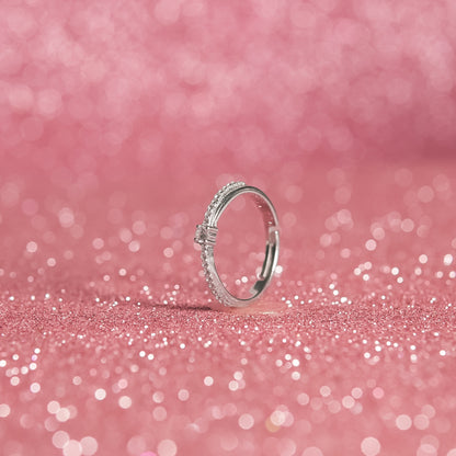 Eternia™ Solitaire Ring – Pure 925 Sterling Silver | Designed by Zyrene