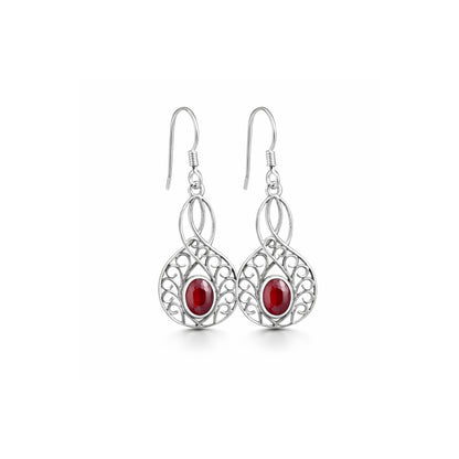 Rivéa™ Crimson Teardrop Earrings