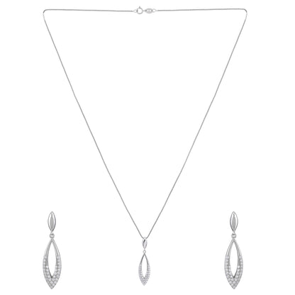 Élancé™ by Zyrene – Minimal Luxe Pendant Set | 925 Sterling Silver | Lifetime Plating & 6-Month Warranty