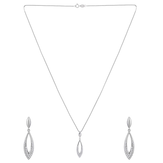 Élancé™ by Zyrene – Minimal Luxe Pendant Set | 925 Sterling Silver | Lifetime Plating & 6-Month Warranty