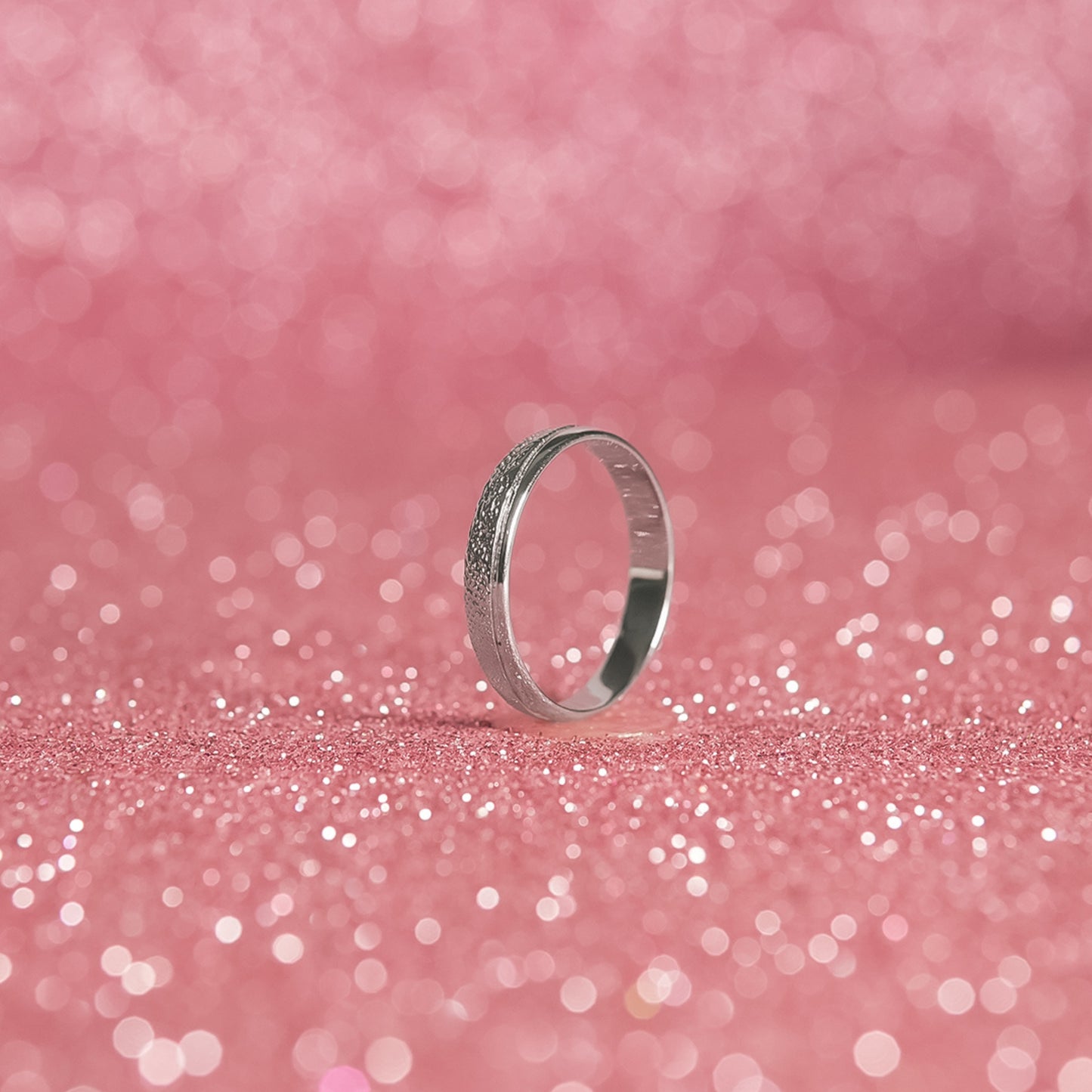 CALMÉ™ Ring – 925 Sterling Silver Minimal Band by Zyrene | Soft Matte Texture