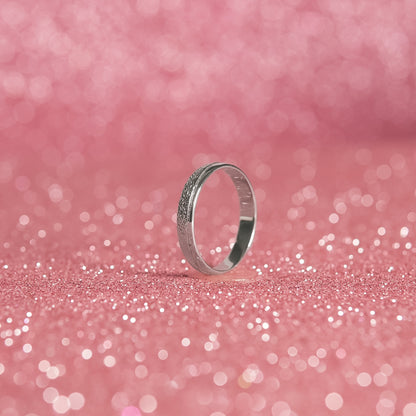 CALMÉ™ Ring – 925 Sterling Silver Minimal Band by Zyrene | Soft Matte Texture