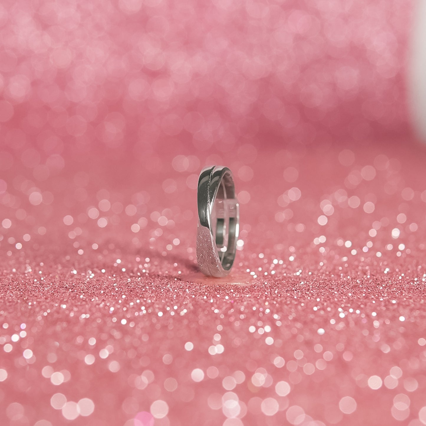 Lumiéra™ Ring – Adjustable 925 Sterling Silver Band by Zyrene | Soft Luxe Sparkle