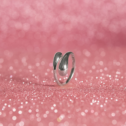 SÉRAPH™ Ring – Adjustable 925 Sterling Silver Open Band by Zyrene | Anti-Tarnish Finish