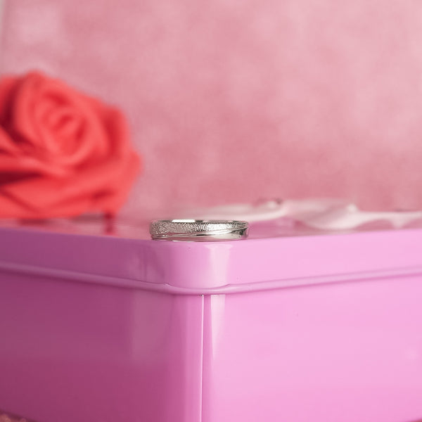 CALMÉ™ Ring – 925 Sterling Silver Minimal Band by Zyrene | Soft Matte Texture