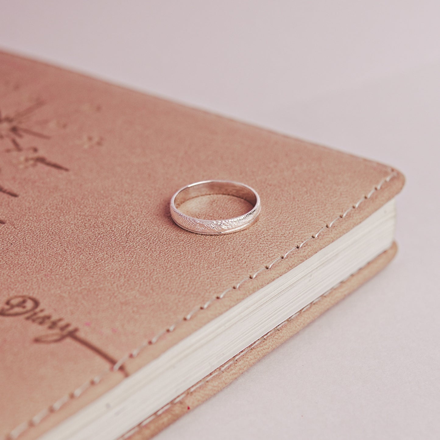 CALMÉ™ Ring – 925 Sterling Silver Minimal Band by Zyrene | Soft Matte Texture