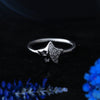 Lunara™ by Zyrene – Moon & Stars Ring | 925 Sterling Silver | Lifetime Plating & 6-Month Warranty