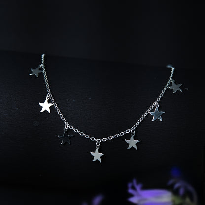 Viera™ by Zyrene – Shooting Star Pendant Necklace | Minimal Sterling Silver Charm | Universal Fit | Tarnish-Free Finish & Lifetime Plating