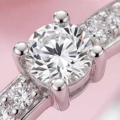 Eternia™ Solitaire Ring – Pure 925 Sterling Silver | Designed by Zyrene