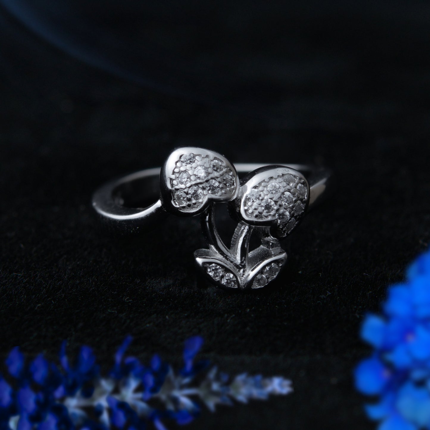 Cerise™ by Zyrene – Cherry Sparkle Ring | 925 Sterling Silver | Lifetime Plating & 6-Month Warranty