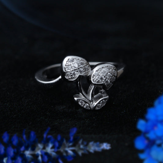 Cerise™ by Zyrene – Cherry Sparkle Ring | 925 Sterling Silver | Lifetime Plating & 6-Month Warranty