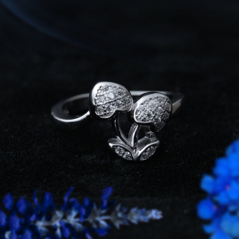 Cerise™ by Zyrene – Cherry Sparkle Ring | 925 Sterling Silver | Lifetime Plating & 6-Month Warranty