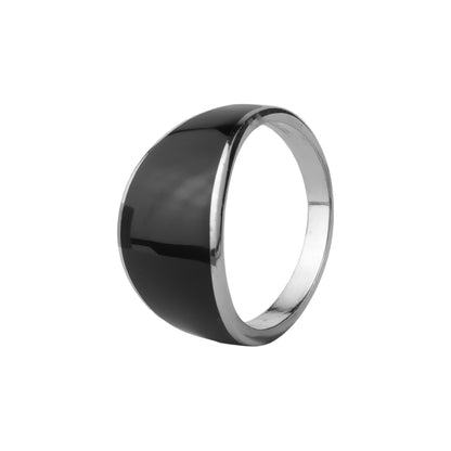 Signet Rings™ by Zyrene – Black Dominion | 925 Sterling Silver | Power + Presence Vibes | Premium Lifetime Plating & 6-Month Warranty Included