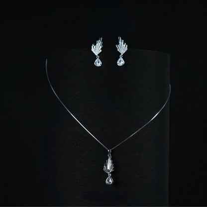 Sunflare Elegance by Zyrene – 925 Silver Designer Set | Premium Plating + 6 Months Warranty | Daily Wear to Special Soirées