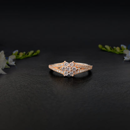 Floréa™ by Zyrene | Rose Gold Finish | 925 Sterling Silver | Premium Lifetime Plating & 6-Month Warranty Included