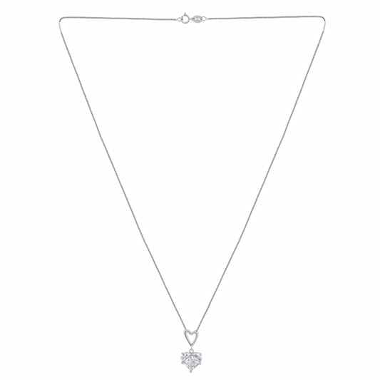 Heartelle™ by Zyrene – Classic Heart Solitaire Set | 925 Sterling Silver | Lifetime Plating & 6-Month Warranty