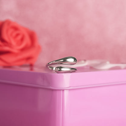 SÉRAPH™ Ring – Adjustable 925 Sterling Silver Open Band by Zyrene | Anti-Tarnish Finish