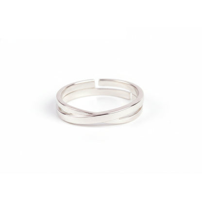 Lumiéra™ Ring – Adjustable 925 Sterling Silver Band by Zyrene | Soft Luxe Sparkle