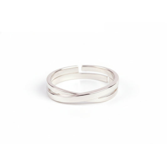 Lumiéra™ Ring – Adjustable 925 Sterling Silver Band by Zyrene | Soft Luxe Sparkle