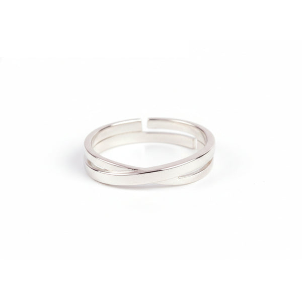 Lumiéra™ Ring – Adjustable 925 Sterling Silver Band by Zyrene | Soft Luxe Sparkle