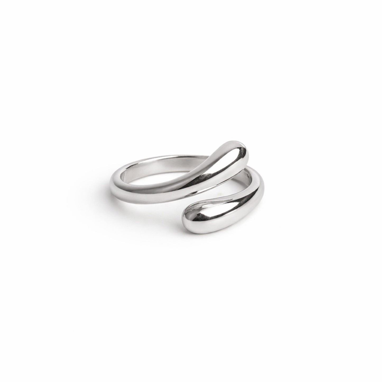 SÉRAPH™ Ring – Adjustable 925 Sterling Silver Open Band by Zyrene | Anti-Tarnish Finish