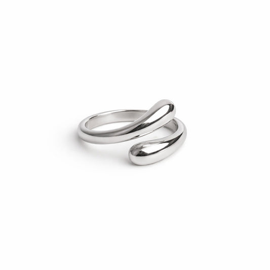 SÉRAPH™ Ring – Adjustable 925 Sterling Silver Open Band by Zyrene | Anti-Tarnish Finish