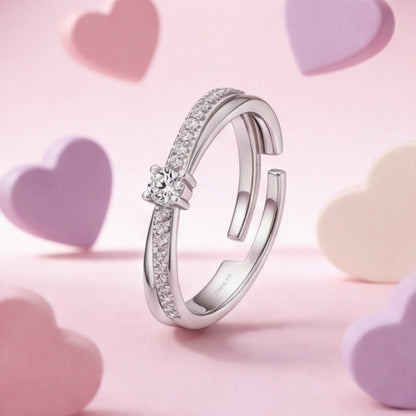 Eternia™ Solitaire Ring – Pure 925 Sterling Silver | Designed by Zyrene