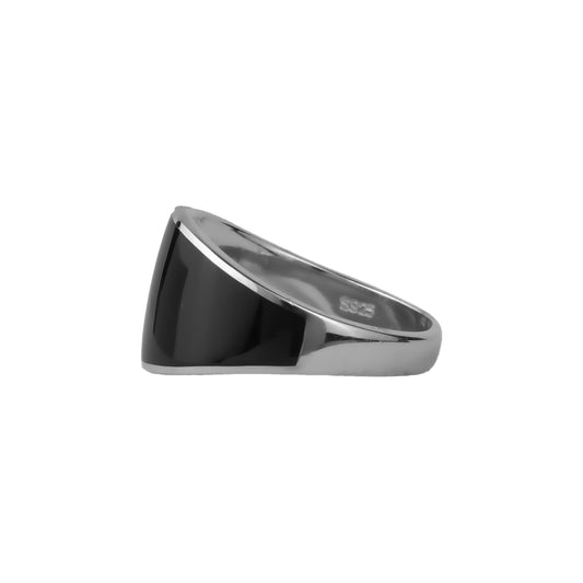 Signet Rings™ by Zyrene – Black Dominion | 925 Sterling Silver | Power + Presence Vibes | Premium Lifetime Plating & 6-Month Warranty Included