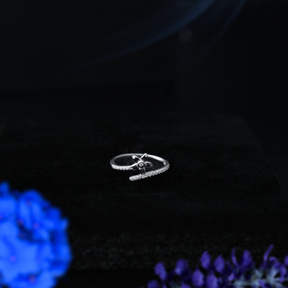 Florena™ by Zyrene – Dainty Blossom Wrap Ring | 925 Sterling Silver | Lifetime Plating & 6-Month Warranty