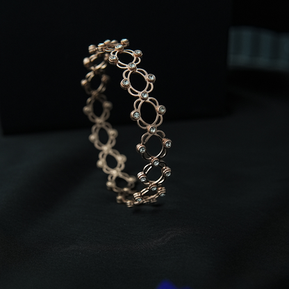 Dualita™ by Zyrene – 2-in-1 Convertible Bracelet & Ring | Luxe Rose Gold Finish | Premium Lifetime Plating & 6-Month Warranty Included