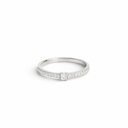 Eternia™ Solitaire Ring – Pure 925 Sterling Silver | Designed by Zyrene