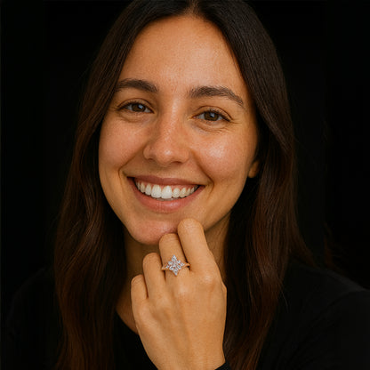 Floréa™ by Zyrene | Rose Gold Finish | 925 Sterling Silver | Premium Lifetime Plating & 6-Month Warranty Included