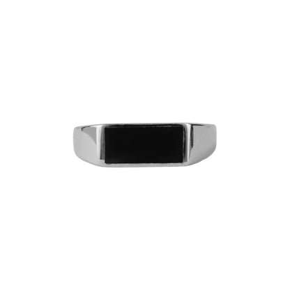 Signet Rings™ by Zyrene – Silent Bar | 925 Sterling Silver | Mafia + Legacy Vibes | Premium Lifetime Plating & 6-Month Warranty Included