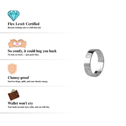 Signet Rings™ by Zyrene – Steel Code | 925 Sterling Silver | Industrial + Mafia Vibes | Premium Lifetime Plating & 6-Month Warranty Included