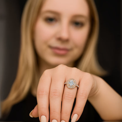 Aurora™ by Zyrene | Dual-Tone Elegance | 925 Sterling Silver | Premium Lifetime Plating & 6-Month Warranty Included