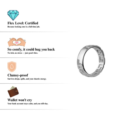 Signet Rings™ by Zyrene – Iron Creed | 925 Sterling Silver | Brotherhood + Legacy Vibes | Premium Lifetime Plating & 6-Month Warranty Included