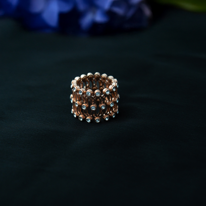 Dualita™ by Zyrene – 2-in-1 Convertible Bracelet & Ring | Luxe Rose Gold Finish | Premium Lifetime Plating & 6-Month Warranty Included