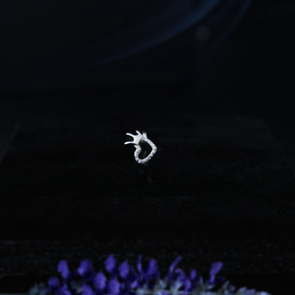 Coronna™ by Zyrene – Crown Heart Ring | 925 Sterling Silver | Lifetime Plating & 6-Month Warranty