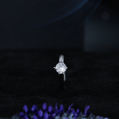 Solara™ by Zyrene – Classic Solitaire Ring | 925 Sterling Silver | Lifetime Plating & 6-Month Warranty