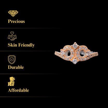 Celesta™ by Zyrene | Luxe Rose Gold Finish | 925 Sterling Silver | Premium Lifetime Plating & 6-Month Warranty Included