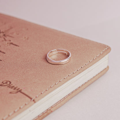 Lumiéra™ Ring – Adjustable 925 Sterling Silver Band by Zyrene | Soft Luxe Sparkle