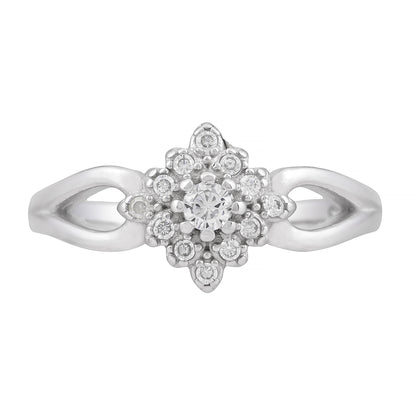 Blossima™ by Zyrene – Floral Shine Solitaire Ring | 925 Sterling Silver | Lifetime Plating + 6-Month Warranty