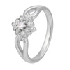 Blossima™ by Zyrene – Floral Shine Solitaire Ring | 925 Sterling Silver | Lifetime Plating + 6-Month Warranty