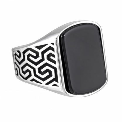 Odin’s Band™ by Zyrene – Labyrinth Ring | 925 Sterling Silver | Strategy + Strength Vibes | Premium Lifetime Plating & 6-Month Warranty Included